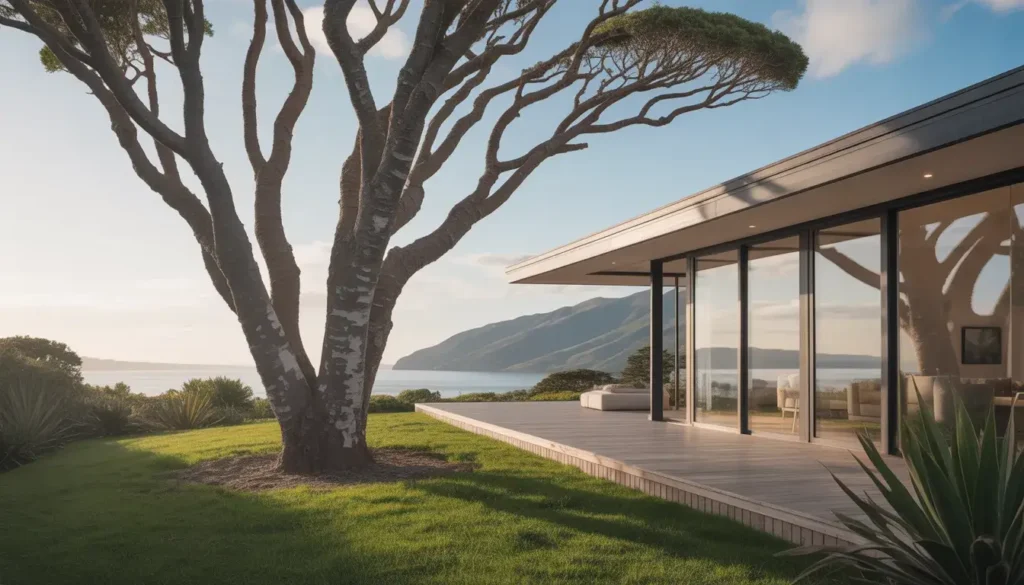 Tree showing structural damage and safety risks requiring professional arborist assessment